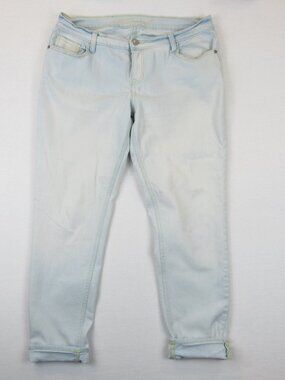Old Navy The Boyfriend Women's Jean Size 10 Reg Light Wash Stretch Pant
